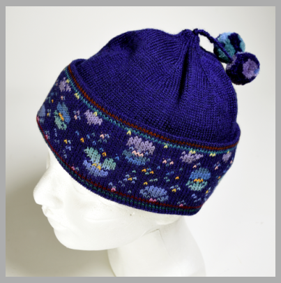 A Knitted hat designed by Sirkka Könönen